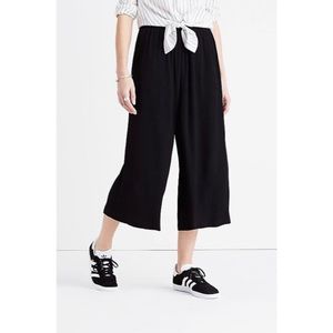 Madewell Black Wide Leg Pants
